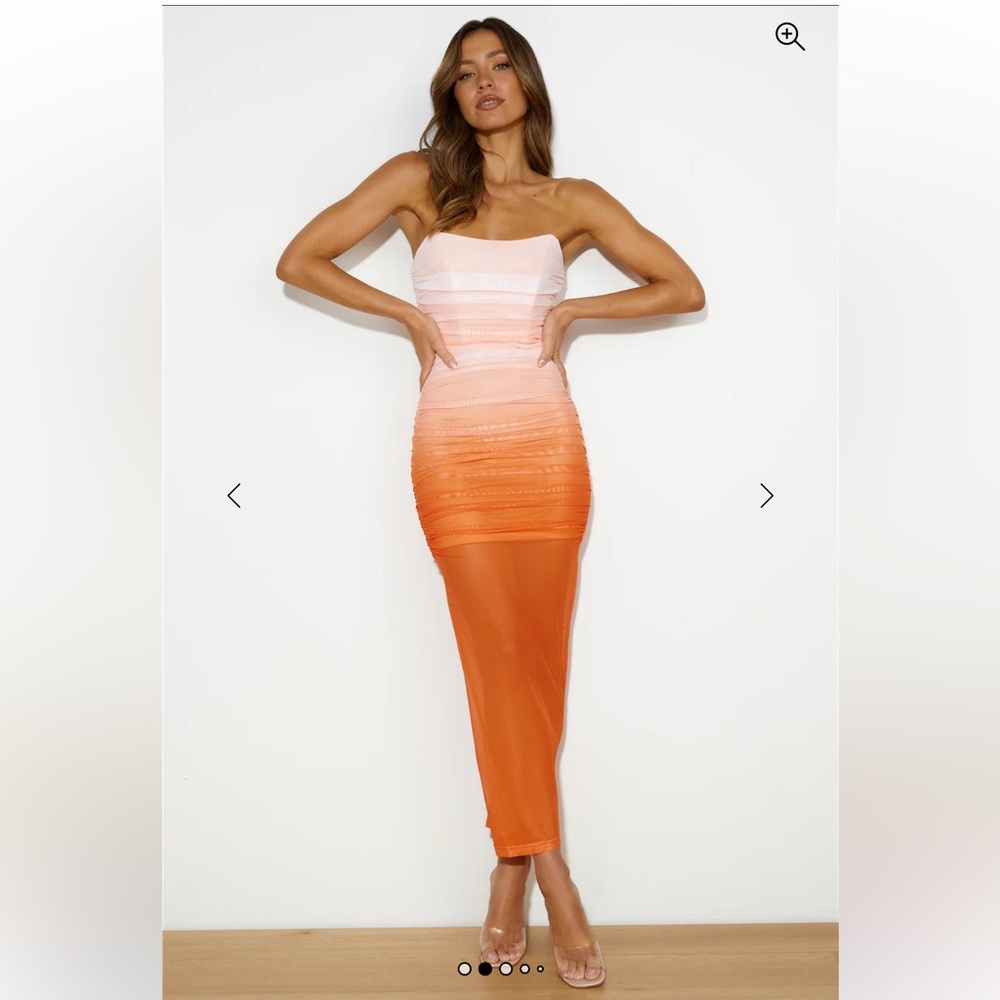 Splashing Out Mesh Maxi